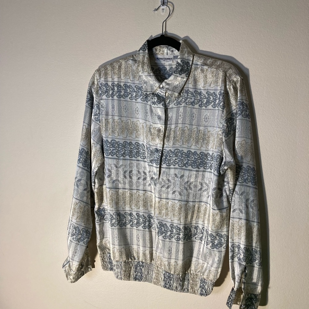 Alfred Dunner- Silver and Gold Blouse